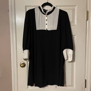 Zara Woman TuxedoMini Dress